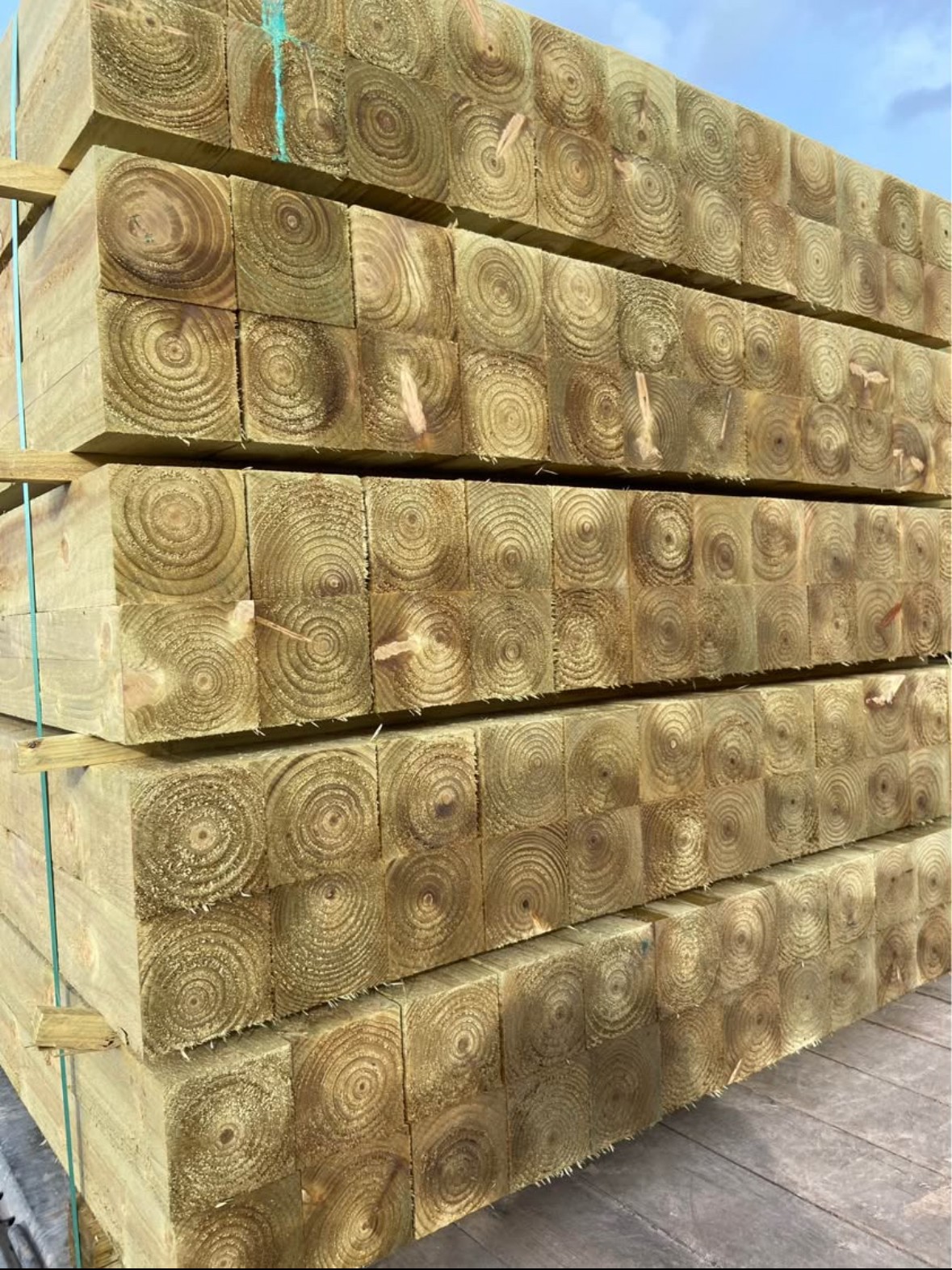 New 4x4 Treated Timber Posts | Schofields Reclamation